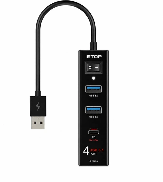 Usb 3.1 Gen1 Hub Pd 4 Port 5 Gbps U329A ürün görseli 1