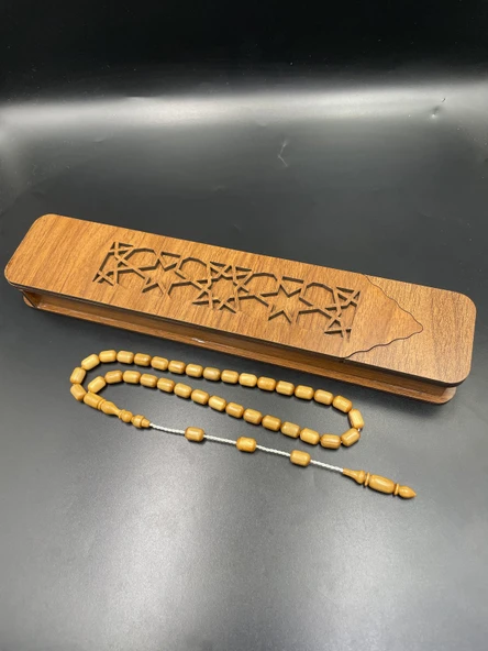 El Yapımı Dut Tespih – 10x6 mm - Resim 2