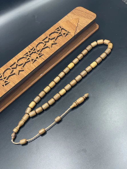 El Yapımı Ceviz Tespih – 11x7 mm - Resim 2