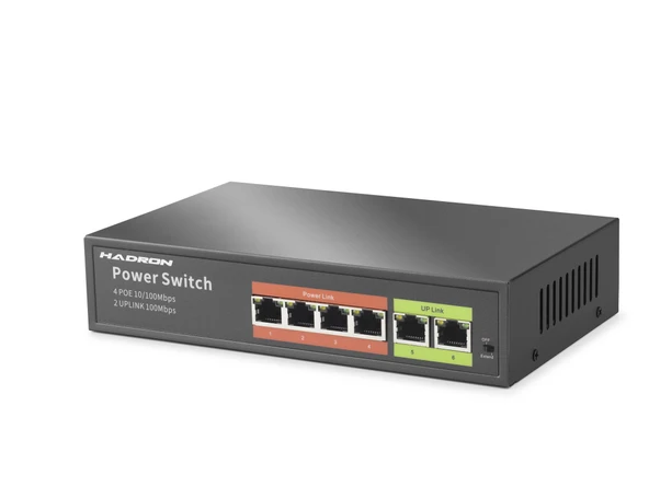 Aı Poe Switch 4 Port 2 Uplink 45W HDX1440 ürün görseli 1
