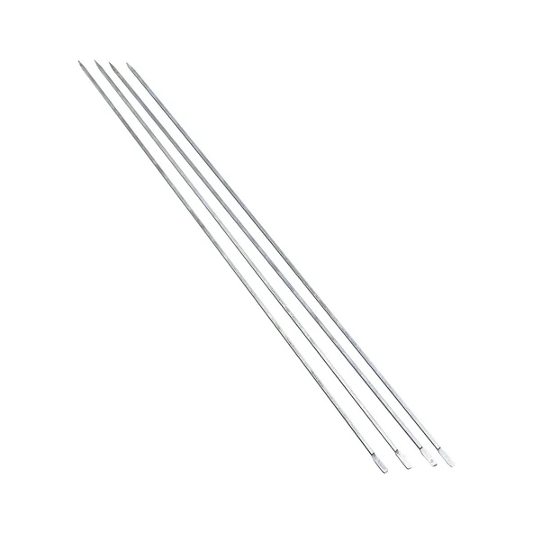İnce Kare Kesim Metal Ciğer ve Domates Şişi - 50 cm ürün görseli 1