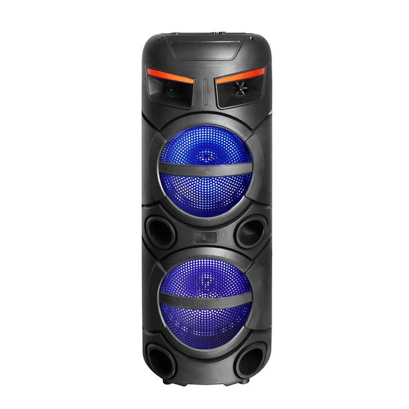 Zore GD-2809 Dijital LED Göstergeli FM Radyolu Mikrofonlu RGB TWS Çift 8 inç Stereo Bass Kablosuz Karaoke Hoparlör ürün görseli 1