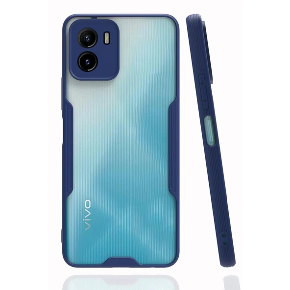 Vivo Y15s Kılıf Platin Silikon - Lacivert ürün görseli 1