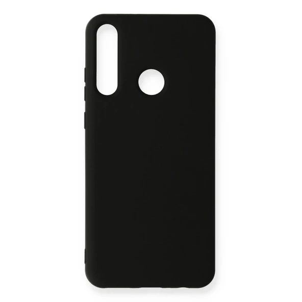 Huawei Y6p Kılıf Nano İçi Kadife Silikon - Siyah ürün görseli 1