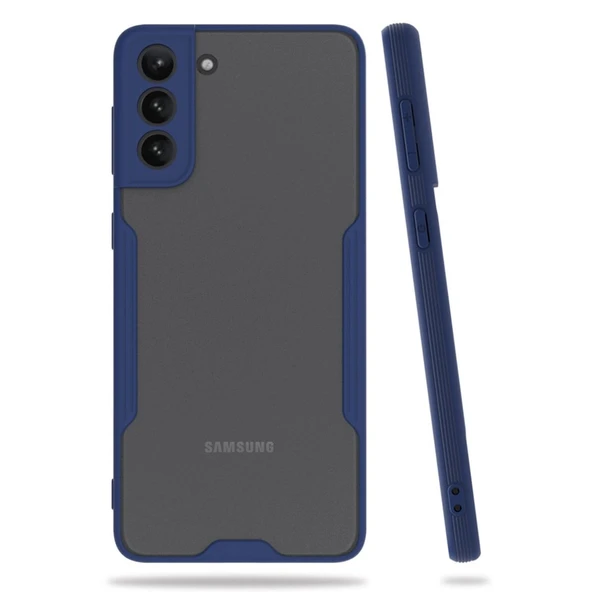 Samsung Galaxy S21 Plus Kılıf Platin Silikon - Lacivert ürün görseli 1