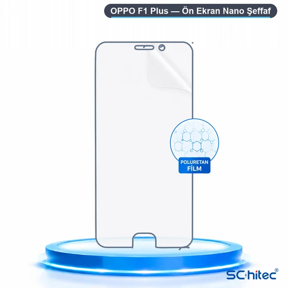 SChitec OPPO F1 Plus Uyumlu Hidrojel Ekran Koruyucu ürün görseli 1