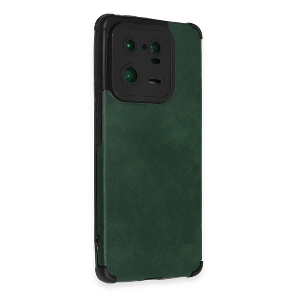Xiaomi Mi 13 Pro Kılıf Loop Deri Silikon - Yeşil - Resim 2