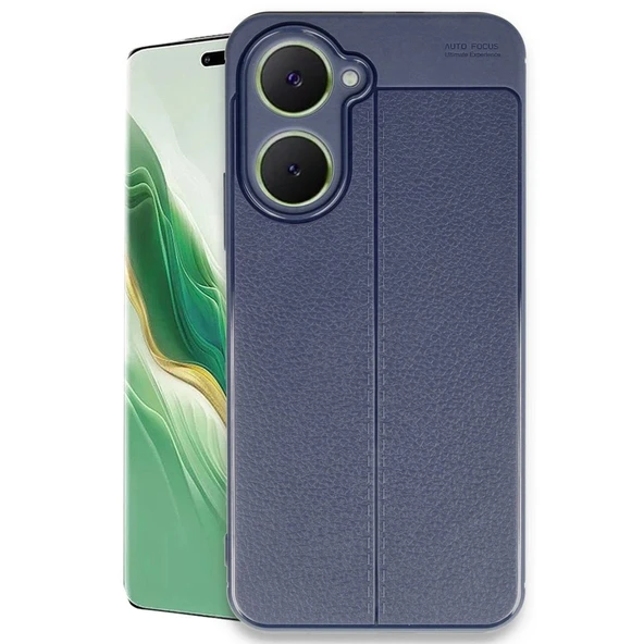 Vivo Y18 Kılıf Auto Focus Kapak - Lacivert ürün görseli 1