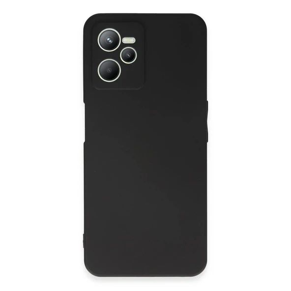 Realme C35 Kılıf First Silikon - Siyah - Resim 2