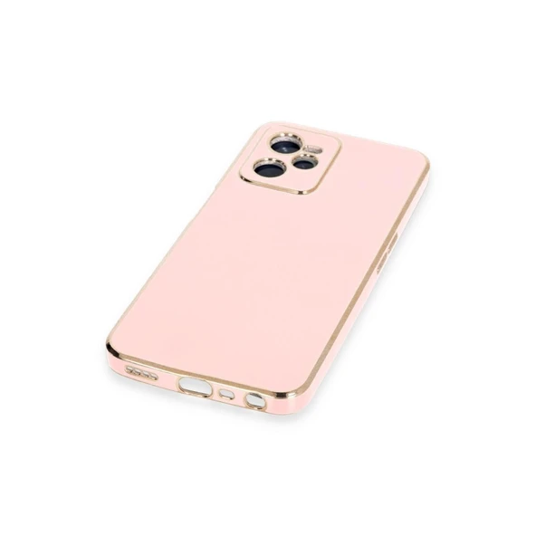 Realme C35 Kılıf Volet Silikon - Pembe - Resim 4