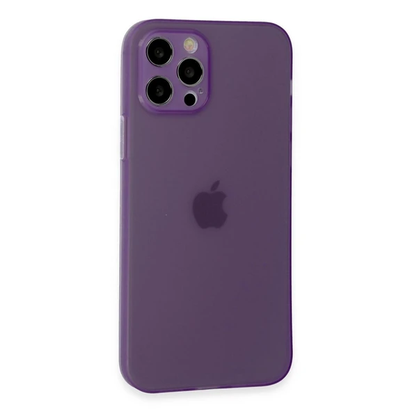 Apple İphone 12 Pro Kılıf Puma Silikon - Koyu Mor - Resim 3