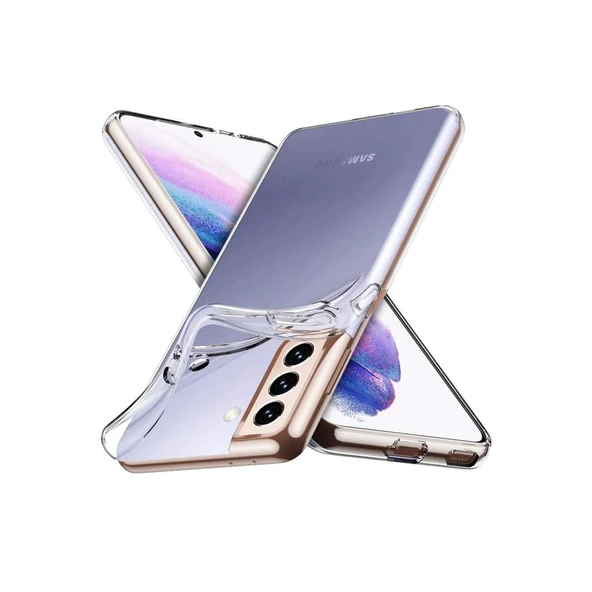 Samsung Galaxy S22 Plus Kılıf Lüx Şeffaf Silikon - Resim 2
