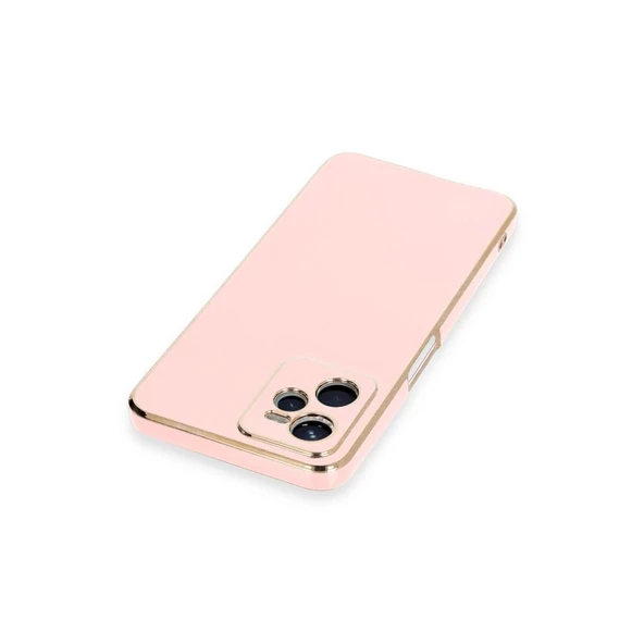 Realme C35 Kılıf Volet Silikon - Pembe - Resim 3
