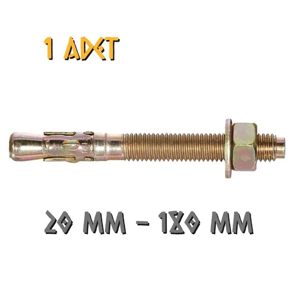 Made Klipsli Çelik Dübel 20x180 mm - 1 Adet ürün görseli 1