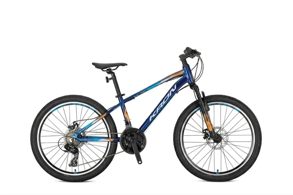 XC 75 - 24 MTB - 13' - 21 Vites -M.Disc - Lacivert/Turuncu-Gri-Mavi ürün görseli 1