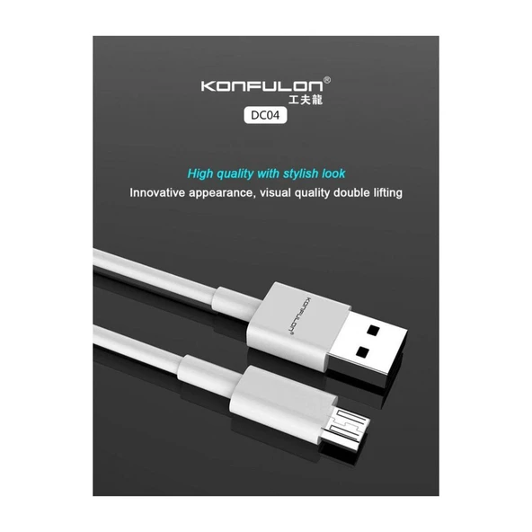 Dc04 Süper Hızlı Micro Usb Kablo 1m 2a - Resim 2