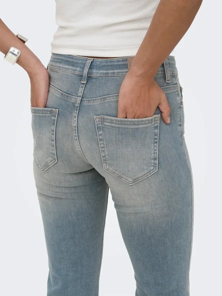 15376158 ONLBLUSH MID FLARED DNM REA638 - Resim 7