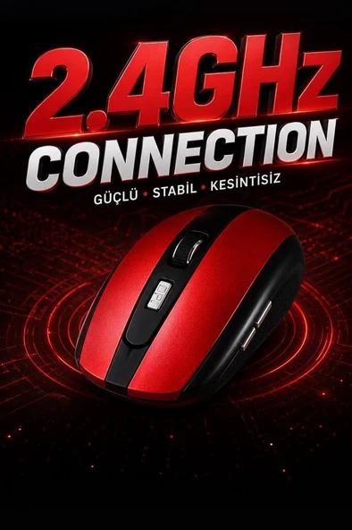 Mouse Yan Tuşlu Optik Kablosuz Fare TM08 - Resim 11