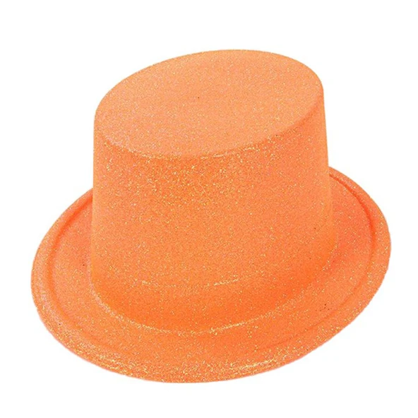 Floresan Tcu Renk Simli Uzun Fötr Melon Şapka 12 Cm ürün görseli 1