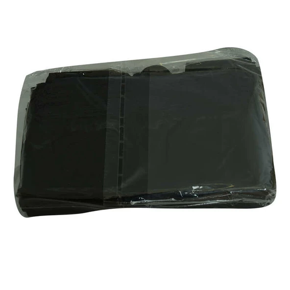 Küçük Boy Atlet Geri Dönüşüm Granül Çanta Poşet 40X25 Cm Kalın Siyah 1000 Gr 1 Paket ürün görseli 1