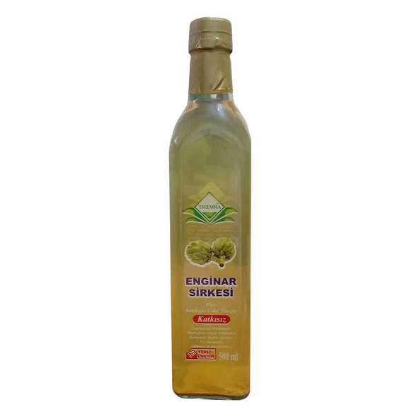 Enginar Sirkesi Cam Şişe 500 Ml ürün görseli 1