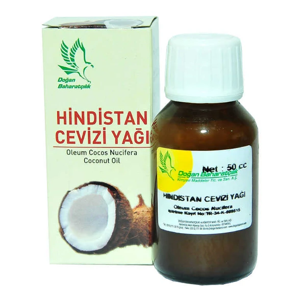 Hindistan Cevizi Yağı 50 Cc ürün görseli 1