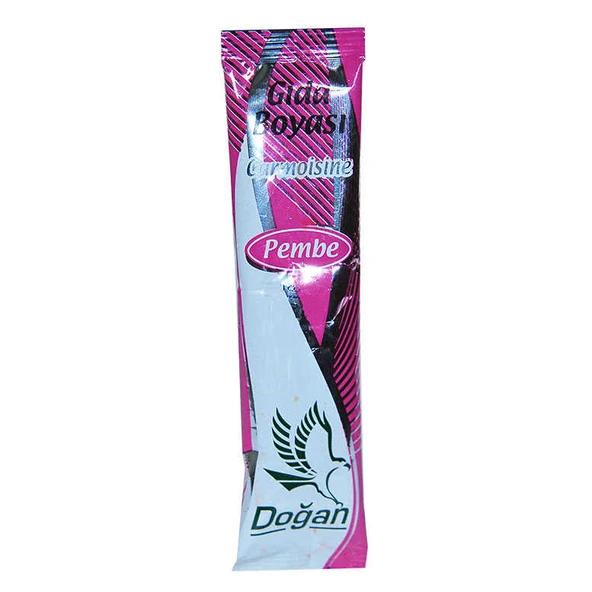 Pasta Şerbet Slime Gıda Boyası Pembe Toz 9 Gr Paket ürün görseli 1
