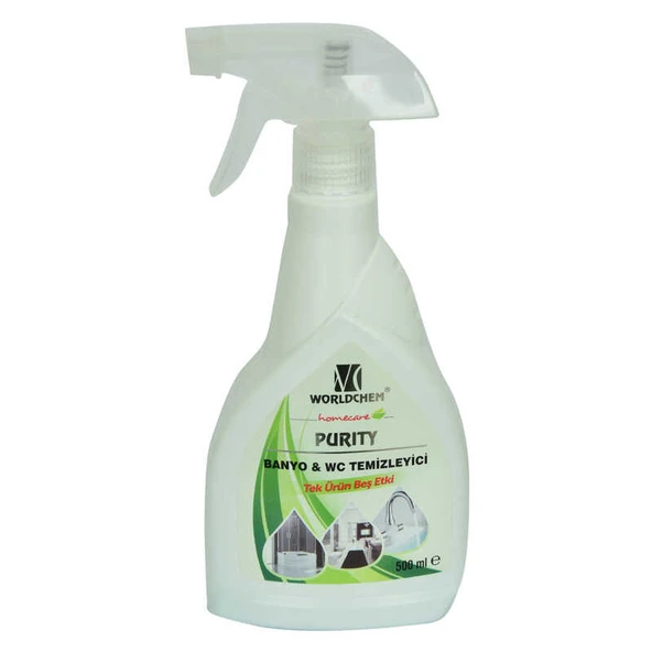 Purity Banyo Wc Temizleyici 5 Etki Sprey Şişe 500 Ml ürün görseli 1