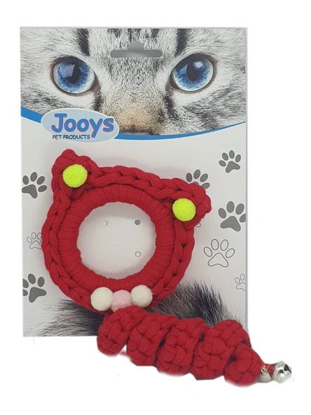Zilli Örgü İpi 15 Cm Kırmızı ürün görseli 1