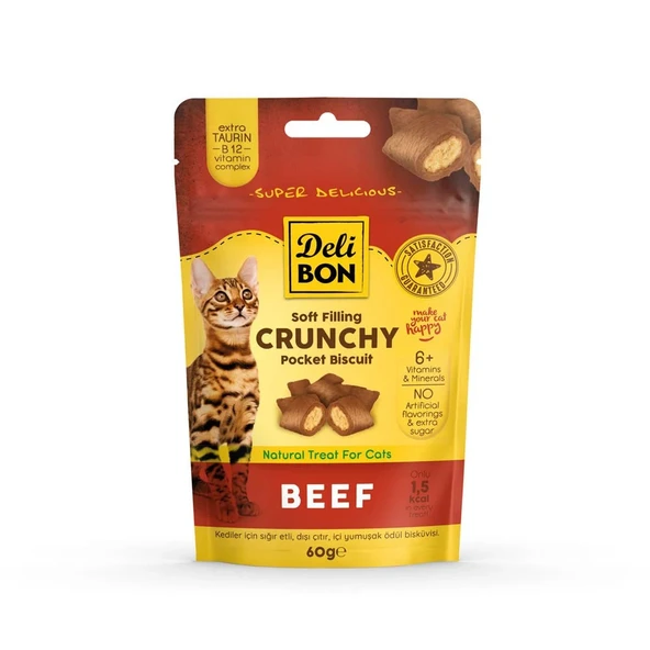 İçi Doulu Ödül Bisküvisi - Sığır Etli 60Gr ürün görseli 1
