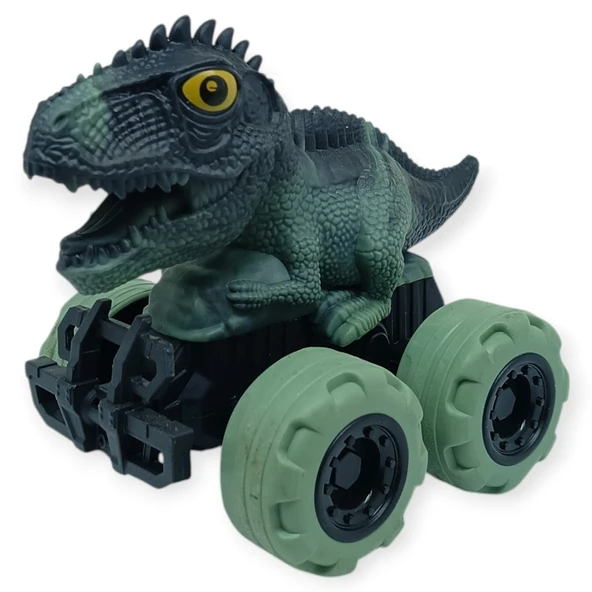 Sürtmeli Dinazor Arabalar Cm - H-20 - Stegosaurus - Yeşil - 1 Adet ürün görseli 1