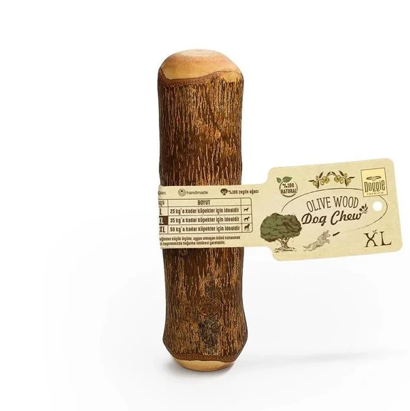 Doğal Zeytin Ağacı Çiğnenebilen Oyuncağı Xl 20X4 Cm 35 Kg ürün görseli 1