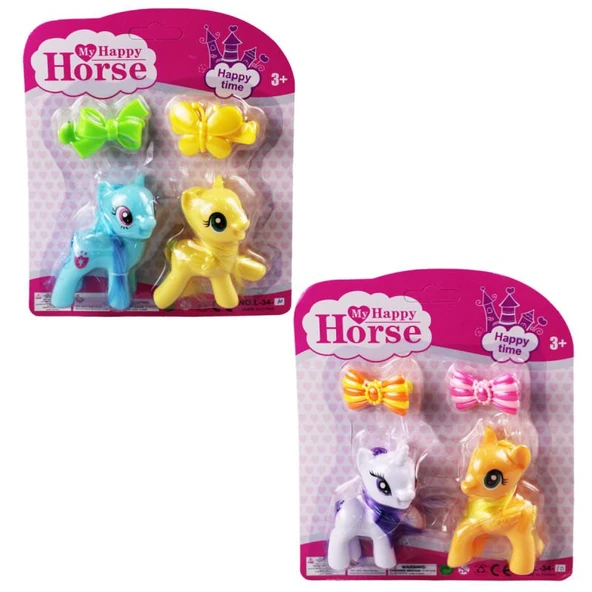 L-34-10 - Pony 2 Li̇ Fi̇gür Set Tokali Kartela - 1 Adet ürün görseli 1