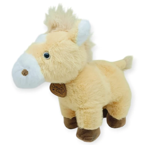 Peluş Hayvanlar Sesli 30 Cm At - Kahverengi - 1 Adet ürün görseli 1