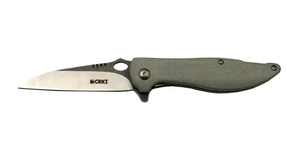 Crkt Lotus 1265 Gri Kamp / Çakı 18Cm - Yarı Otomatik, Kemerlikli, Kutulu ürün görseli 1