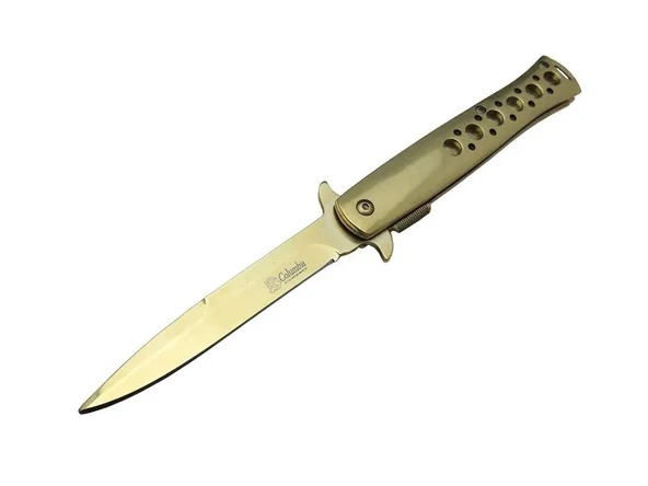 Tac-Force 1111A T-Lite Gold Kamp / Çakısı 23Cm- Yarı Otomatik, Metal Sap, Kemerlikli ürün görseli 1