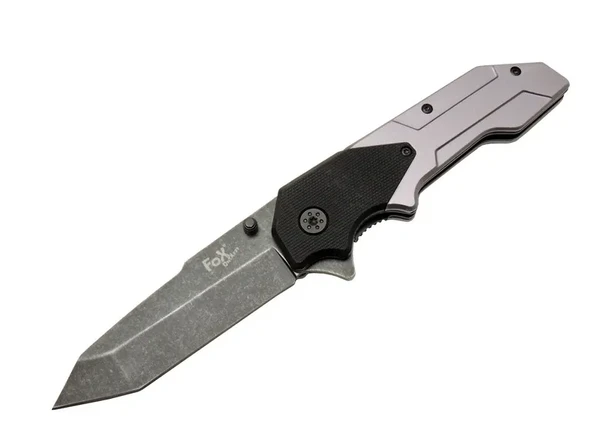 Fox A9 Gri Tanto Kamp Çakı 21Cm- Yarı Otomatik, Kemerlikli ürün görseli 1