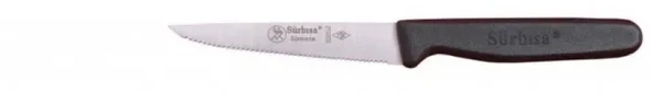 Sürbısa 61004Lz - Sürmene Lazerli, Tırtıklı Sebze Bıçağı 9,5Cm ürün görseli 1