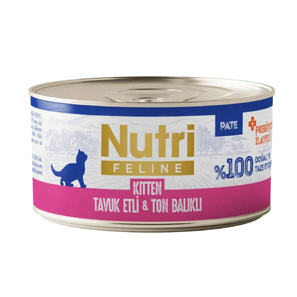 Nutri Feline Tuk Etli Ton Balıklı Tahılsız Yru Konservesi 70 Gr ürün görseli 1