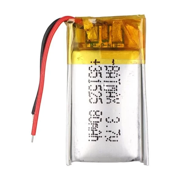 351525 3.7V 80Mah Lityum Polimer (Li-Po) Batarya Ciklet Pil ürün görseli 1