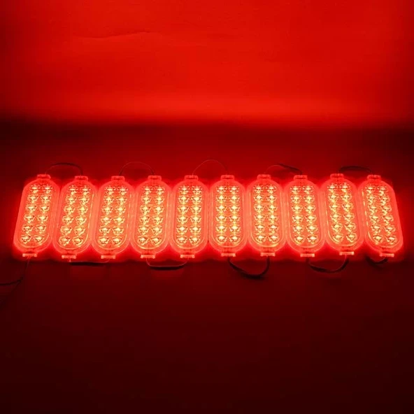 24 Volt 2.4 Watt Tek Renk Kırmızı 2835 Modül Led - Resim 2