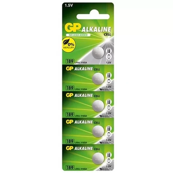 Gp 189 Lr54 (Ag-10) Pil 5'Li Paket ürün görseli 1