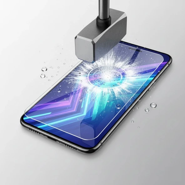 Redmi Note 13 PRO Ekran Koruyucu Kırılmaz Cam Şeffaf Cam (72) ürün görseli 1