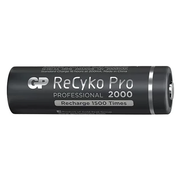 Gp Recyko Aa 2000 Mah Şarjlı 4'Lü Pil - Resim 2