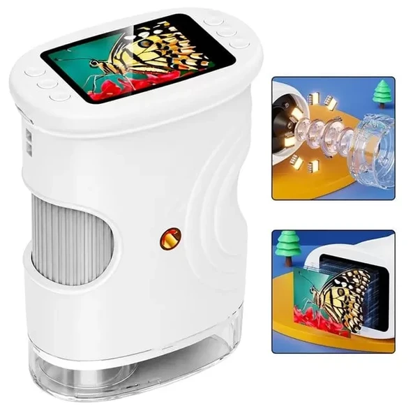 Sn-37895 Çocuklar İçin Dijital Mikroskop 1000X Büyütme, 2.0" Ips Ekran Taşınabilir ürün görseli 1