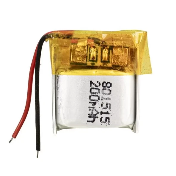 801515 3.7 Volt 200 Mah Lityum Polimer Pil ürün görseli 1