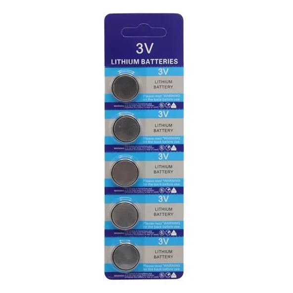 Pm-9536 Cr2025 3 Volt Lityum Pil (5'Lı Paket) ürün görseli 1