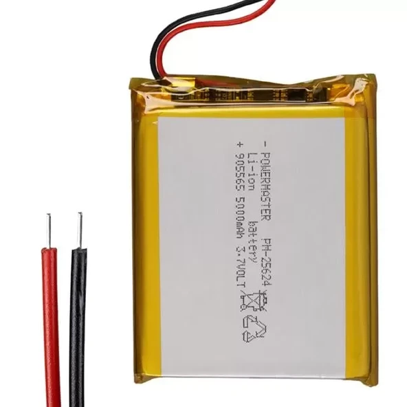 905565 3.7V 5000Mah Lityum Polimer Pil ürün görseli 1