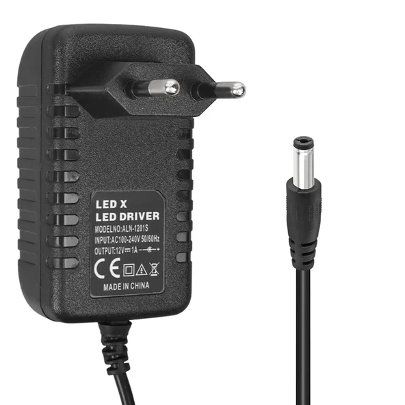 Pm-2266 12 Volt - 1 Amper 5.5*2.5 Mm Uçlu Priz Tipi Matkap Adaptörü ürün görseli 1