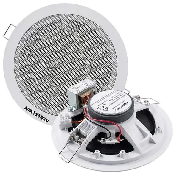 Hıkvısıon Ds-Qae0206G1-V 6 Watt Analog Asma Tavan Hoparlör ürün görseli 1